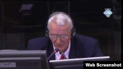 Neđeljko Prstojević na suđenju Radovanu Karadžiću, 8.mart 2011