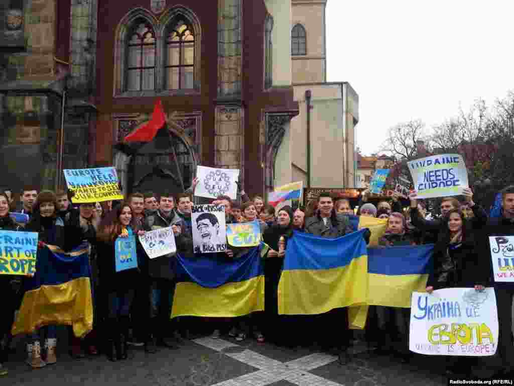 Євромайдан в Празі (Чехія)