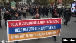 Բողոքի ակցի Ռուսաստանի դեսպանատան մոտ, 29-ը նոյեմբերի, 2020թ․