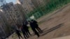 Допрос арестованного недалеко от 201-й российской военной базы