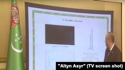 Türkmenistanda öndürilýändigi aýdylýan smart telewizor