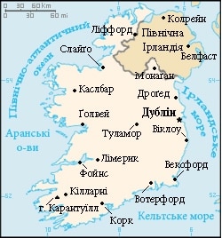 Мапа Ірландії