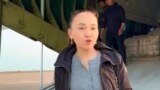 Перизат Кайрат будучи руководительницей благотворительного фонда Biz Birgemiz Qazaqstan. Скриншот с видео