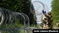 Литва посилює кордон з Білоруссю дротом для стримання мігрантів