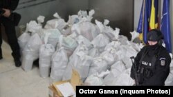 Cocaină capturată în Delta Dunării.