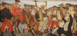 Федір Кричевський. Довбуш, ескіз