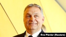 Віктор Орбан у Брюсселі перед засіданням політради ЄНП, 20 березня 2019 року
