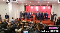 Прес-конференција на премиерот Зоран Заев и Владата за договорот со Грција