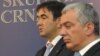 Lideri Pokreta za Promjene i Nove srpske demokratije Nebojsa Medojević i Andrija Mandić.