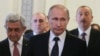 Президенты Армении, России и Азербайджана перед встречей в Санкт-Петербурге, 20 июня 2016 г․