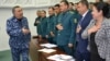 Закир Алматов на встрече с сотрудниками органов внутренних дел Самаркандской области, 21 апреля 2018 года.