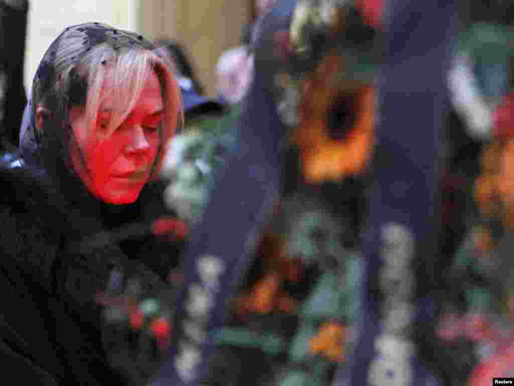 Dagmar Havlova, supruga preminulog Vaclava Havela, Prag, 21.12.2011. Foto: Reuters / David W. Černy