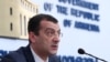 Armenia - Central Bank Board member Artur Stepanian at a press conference in Yerevan, March 20, 2020