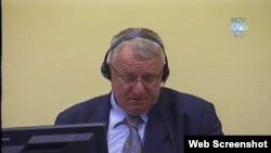 Vojislav Šešelj tijekom suđenja u Tribunalu u Hagu