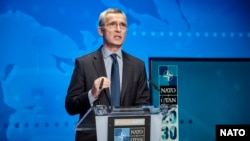Генэральны сакратар NATO Енс Столтэнбэрг.