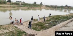 اجرای مراسم تعمید در ایام پروانایا در سکوی تعمیدی یحیی در سوسنگرد