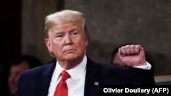 Прэзыдэнт ЗША Дональд Трамп, архіўнае фота.