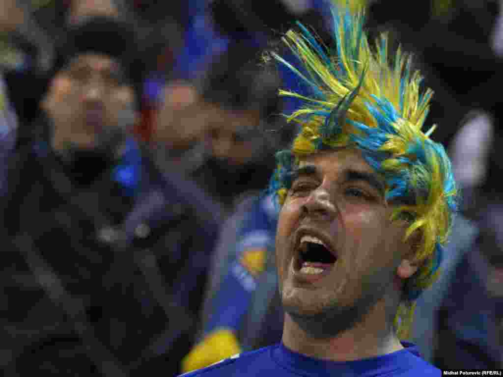 BiH - Slavlje nakon pobjede nogometne reprezentacije BiH nad Rumunijom 2:1, 26.03.2011.