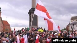 Одна з найбільших акцій протесту відбулася в Варшаві