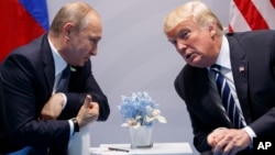 Дональд Трамп і Володимир Путін, архівне фото, 2017 рік