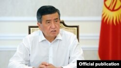 Президент Сооронбай Жээнбеков.