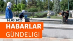 HG: Ahalda ýagan güýçli ýagyş köçeleri we köprüleri suw basmagyna sebäp boldy