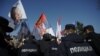 Прихильники Сербської радикальної партії виступили проти звільнення хорватських генералів, Белград, 17 листопада 2012 року
