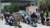 Mercenari români evacuați din Goma - estul Republicii Democratice Congo (RDC), după un conflict între rebelii M23 și Forțele Armate ale Republicii Democratice Congo (FARDC), la punctul de trecere a frontierei Grande Barrier - 29 ianuarie 2025