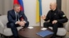 Premierul slovac, Robert Fico (stânga) și omologul său ucrainean Denis Șmîhal, s-au întâlnit la Ujhorod pe 7 octombrie. 