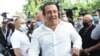 Armenia -- Prosperous Armenia Party leader Gagik Tsarukian arrives for a court hearing in Yerevan, June 21, 2020.