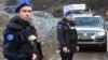 Pripadnici KFOR na graničnom prelazu između Srbije i Kosova