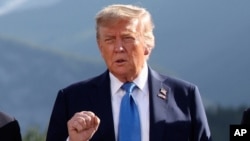 Дональд Трамп на саміце G7 16 чэрвеня 2025 году