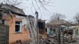 Rus goşunynyň Harkowa howadan eden hüjüminiň netijesi (arhiw suraty).