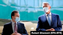 România - președintele Klaus Iohannis și președintele PNL Ludovic Orban