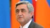 Armenia -- President Serzh Sarkisian at a meeting with school students in Yerevan, 31Aug 2010.