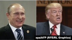 Владимир Путин менен Дональд Трамп.