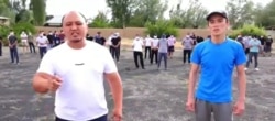 Снимок с видеообращения к президенту КР друзей Эмилбека Кимсанова.