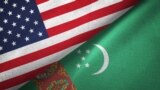 Türkmen we amerikan baýdaklary