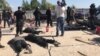 Відео сутичок на Осокорках у Києві. Поліція затримала десятки невідомих, що «охороняли» забудову