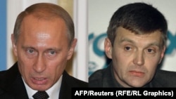 Президент Росії Володимир Путін і Олександр Литвиненко