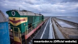 Керч көпүрөсүндөгү темир жолю