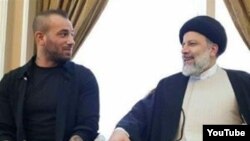 امیرحسین مقصود لو مشهور به تتلو در انتخابات ۹۶ طرف رئیسی را گرفت.