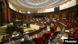 Armenia - The outgoing Armenian parliament holds its final session in Yerevan, July 30, 2021.