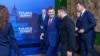 Президент Румынии Никусор Дан, президент Украины Зеленский, Марк Рютте (НАТО). Литва, Вильнюс, 2 июня 2025 года, саммит B9