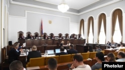 Armenia - Armenia’s Constitutional Court opens hearings on opposition demands to overturn official results of the June 20 parliamentary elections, Yerevan, July 20, 2021.