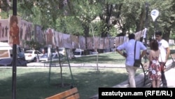 Armenia -- Fundraising in Yerevan for refugee Yezidi families who fled from ISIS in northern Iraq, 31 Jul, 2015