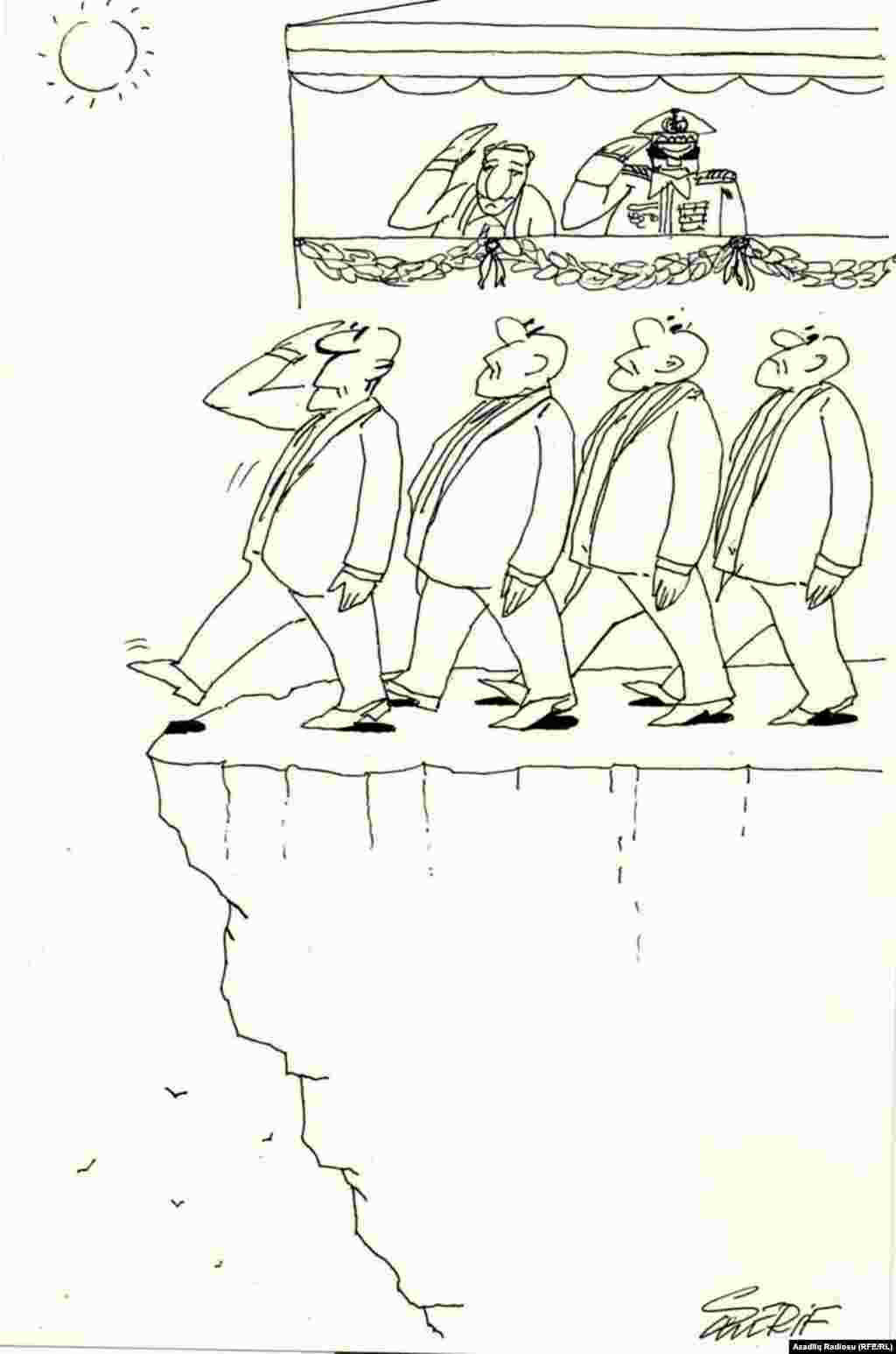 «Парад», азербайджанський карикатурист Рашид Шеріф