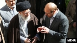 قالیباف و خامنه‌ای