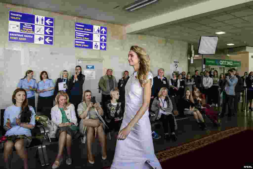  У паказе прыняла ўдзел Міс Беларусі 2008