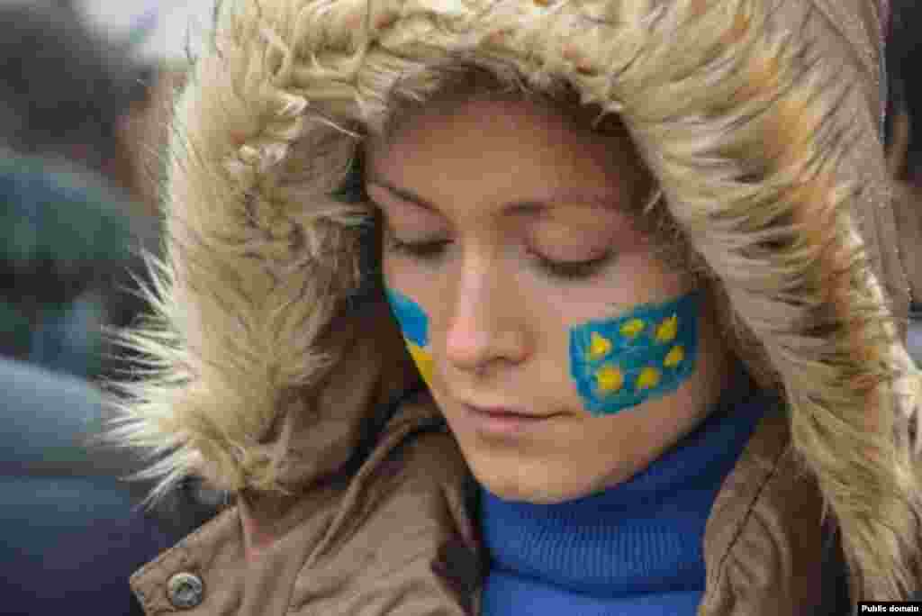 Євромайдан в Берліні (Німеччина) (фото Facebook Julia Onyschenko)